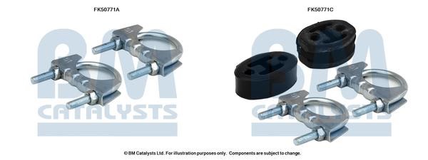 BM Catalysts FK50771 Mounting kit for exhaust system FK50771