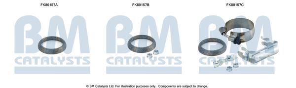 BM Catalysts FK80157 Mounting Kit, catalytic converter FK80157