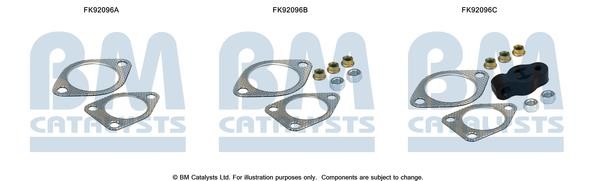BM Catalysts FK92096 Mounting Kit, catalytic converter FK92096