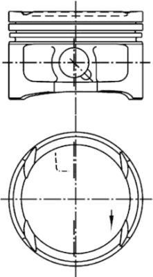 99563601 Kolbenschmidt Piston