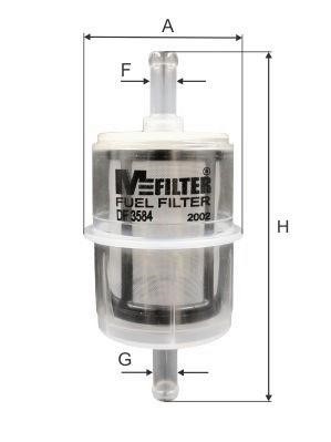 M-Filter DF 3584 Fuel filter DF3584