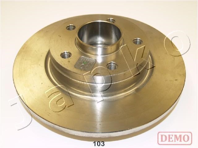 Japko 61103C Rear brake disc, non-ventilated 61103C