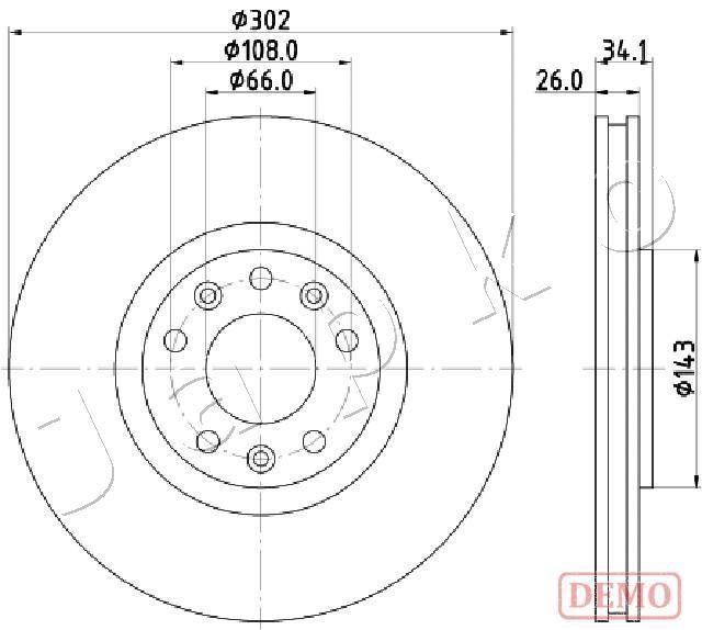 Japko 600635C Brake disc 600635C 600635C Japko Brake disc