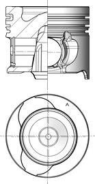 Piston Renault Fluence: 41813620 Kolbenschmidt Piston
