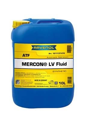 121113701001999 Ravenol Transmission oil RAVENOL ATF MERCON LV FLUID, 10L