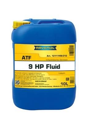 121114901001999 Ravenol Transmission oil RAVENOL ATF 9HP, 10L