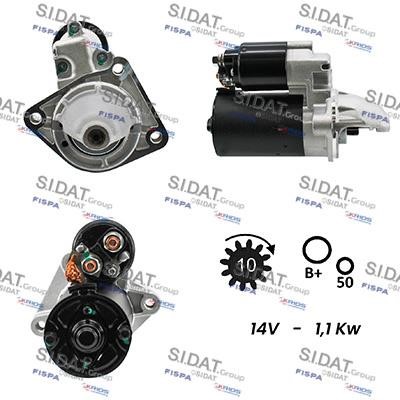 Engine starter motor Ford Fusion: S12BH0022A2 Fispa Starter