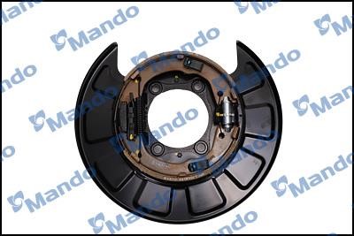 Brake shield with pads assembly Mando EX582502B000