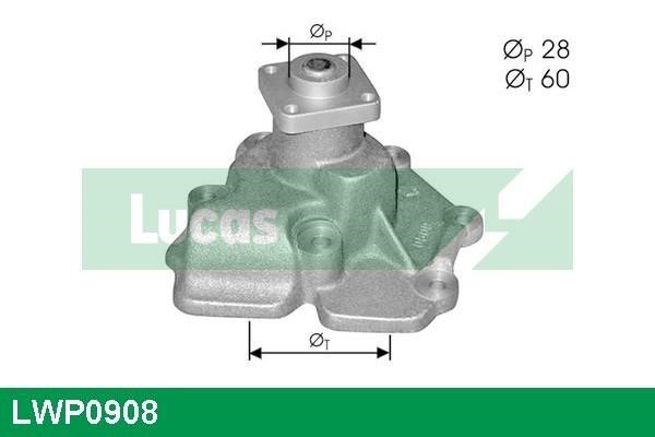 Lucas diesel LWP0908 Water pump LWP0908