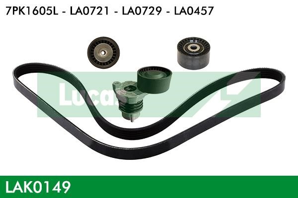 Lucas diesel LAK0149 Drive belt kit LAK0149