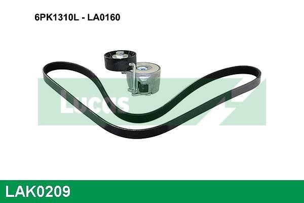 Lucas diesel LAK0209 Drive belt kit LAK0209