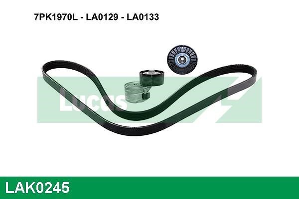 Lucas diesel LAK0245 Drive belt kit LAK0245