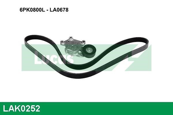 Lucas Electrical LAK0252 Drive belt kit LAK0252