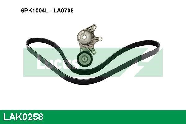 Lucas diesel LAK0258 Drive belt kit LAK0258