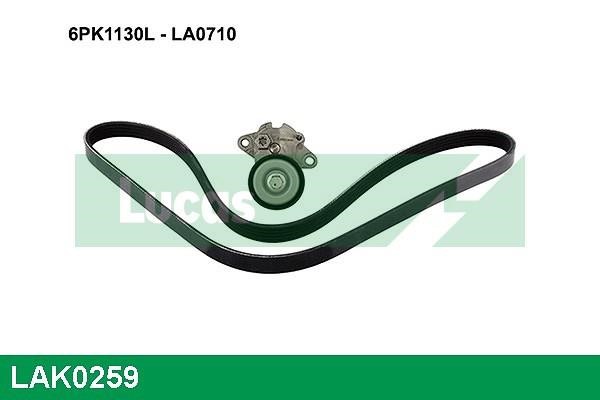 Lucas Electrical LAK0259 Drive belt kit LAK0259