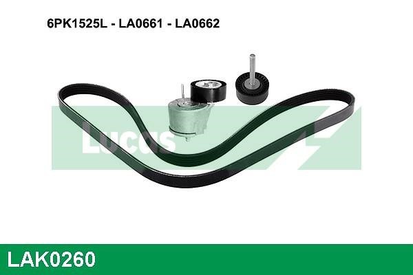 Lucas Electrical LAK0260 Drive belt kit LAK0260