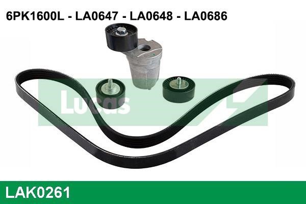 Lucas Electrical LAK0261 Drive belt kit LAK0261