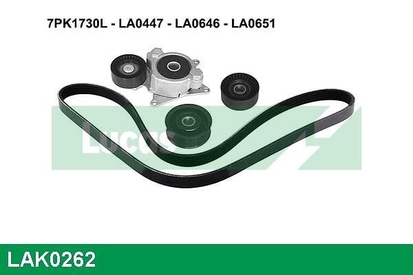 Lucas Electrical LAK0262 Drive belt kit LAK0262