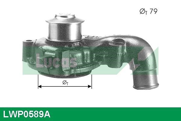 Lucas Electrical LWP0589A Water pump LWP0589A