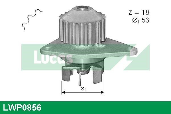 Lucas Electrical LWP0856 Water pump LWP0856