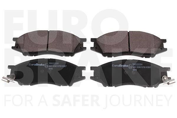 Eurobrake 5502222291 Brake Pad Set, disc brake 5502222291