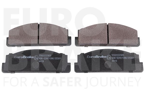 Eurobrake 5502222305 Brake Pad Set, disc brake 5502222305