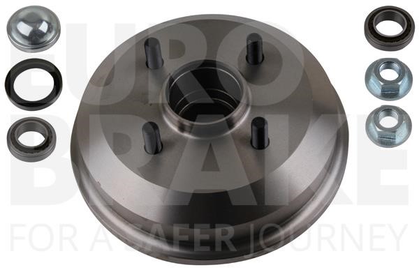Eurobrake 5825252540 Brake drum with wheel bearing, assy 5825252540