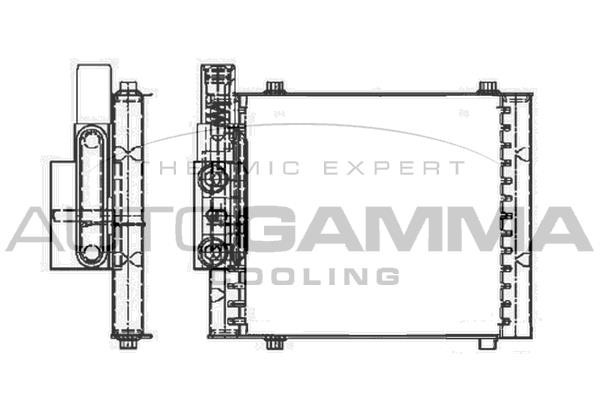 Autogamma 104935 Oil Cooler, engine oil 104935