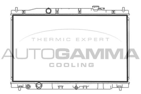 Autogamma 107780 Radiator, engine cooling 107780