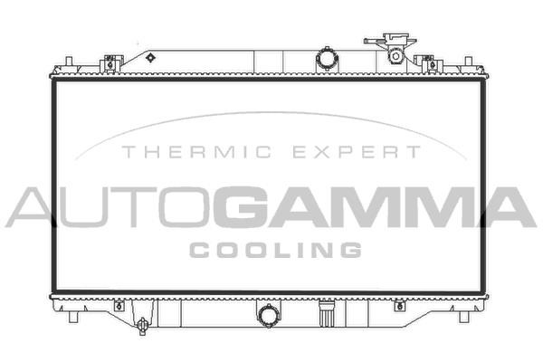 Autogamma 107781 Radiator, engine cooling 107781