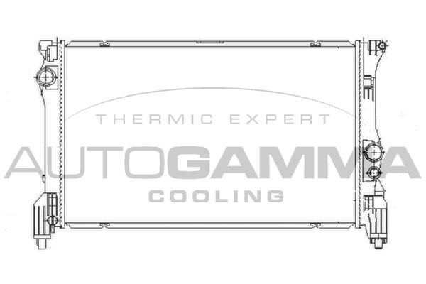 Autogamma 110018 Radiator, engine cooling 110018