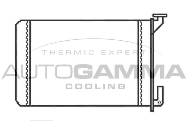 Autogamma 300989 Heat Exchanger, interior heating 300989