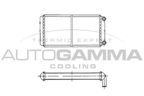 Autogamma 300985 Heat Exchanger, interior heating 300985