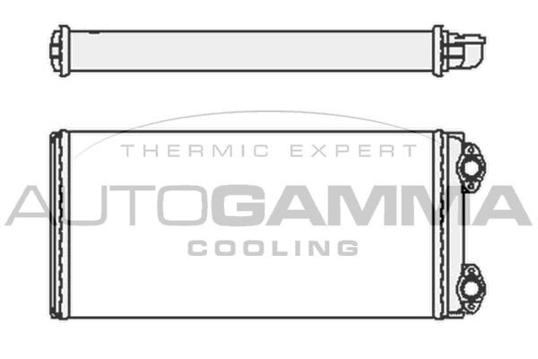 Autogamma 304768 Heat Exchanger, interior heating 304768