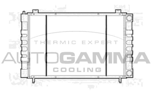 Autogamma 400788 Radiator, engine cooling 400788