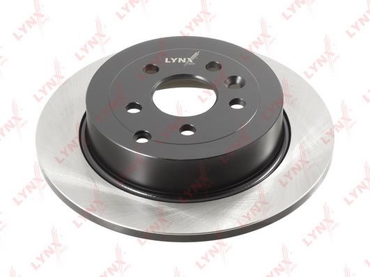 LYNXauto BN-1614 Rear brake disc, non-ventilated BN1614