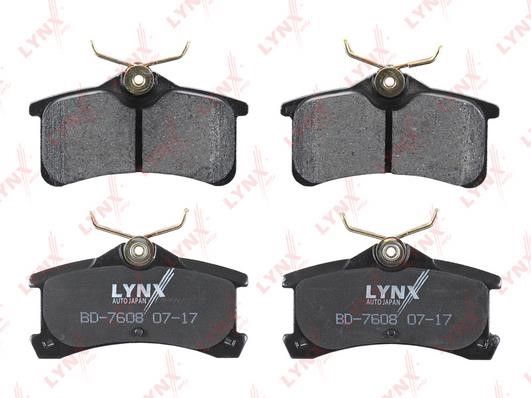 LYNXauto BD-7608 Rear disc brake pads, set BD7608