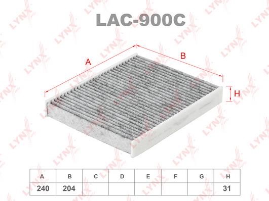 LYNXauto LAC-900C Filter, interior air LAC900C