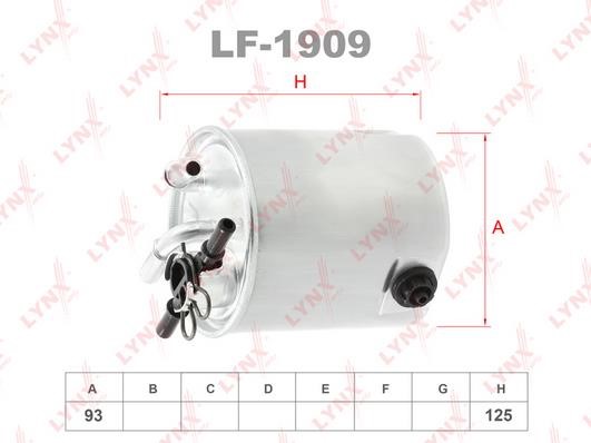 LYNXauto LF-1909 Fuel filter LF1909