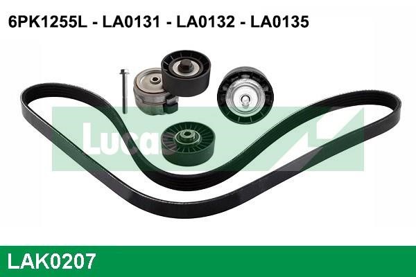 Lucas diesel LAK0207 Drive belt kit LAK0207