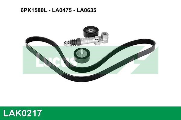 Lucas Electrical LAK0217 Drive belt kit LAK0217
