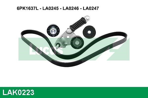 Lucas Electrical LAK0223 Drive belt kit LAK0223