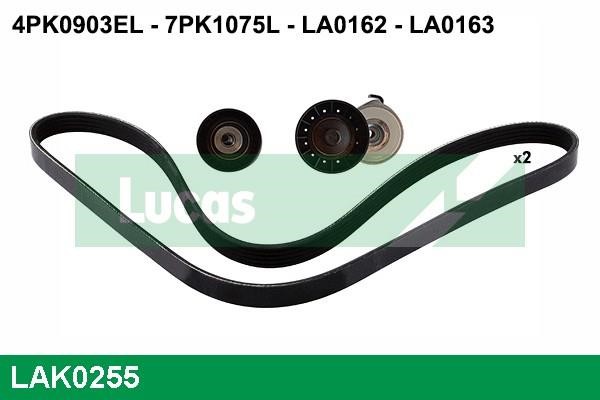 Lucas diesel LAK0255 Drive belt kit LAK0255
