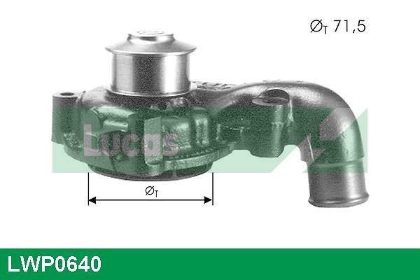 Lucas diesel LWP0640 Water pump LWP0640