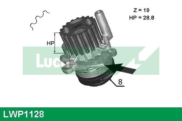 Lucas diesel LWP1128 Water pump LWP1128