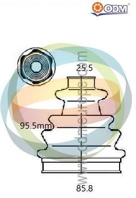 Odm-multiparts 21-990499 Bellow set, drive shaft 21990499