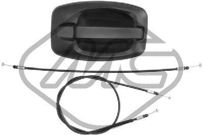 Door handle Ford KA: 43564 Metalcaucho Handle-assist