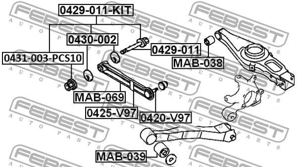 Buy Febest 0429-011-KIT at a low price in United Arab Emirates!