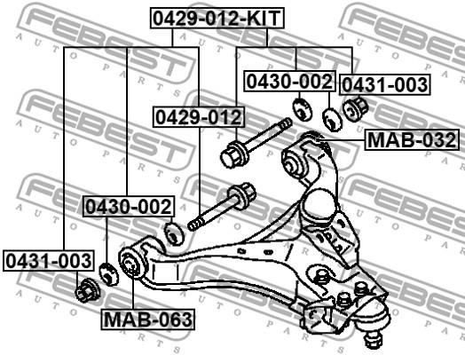 Buy Febest 0429-012-KIT at a low price in United Arab Emirates!