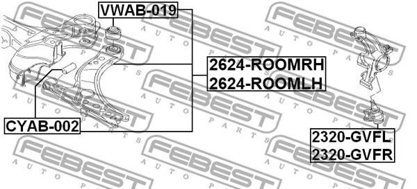Buy Febest 2624-ROOMRH at a low price in United Arab Emirates!